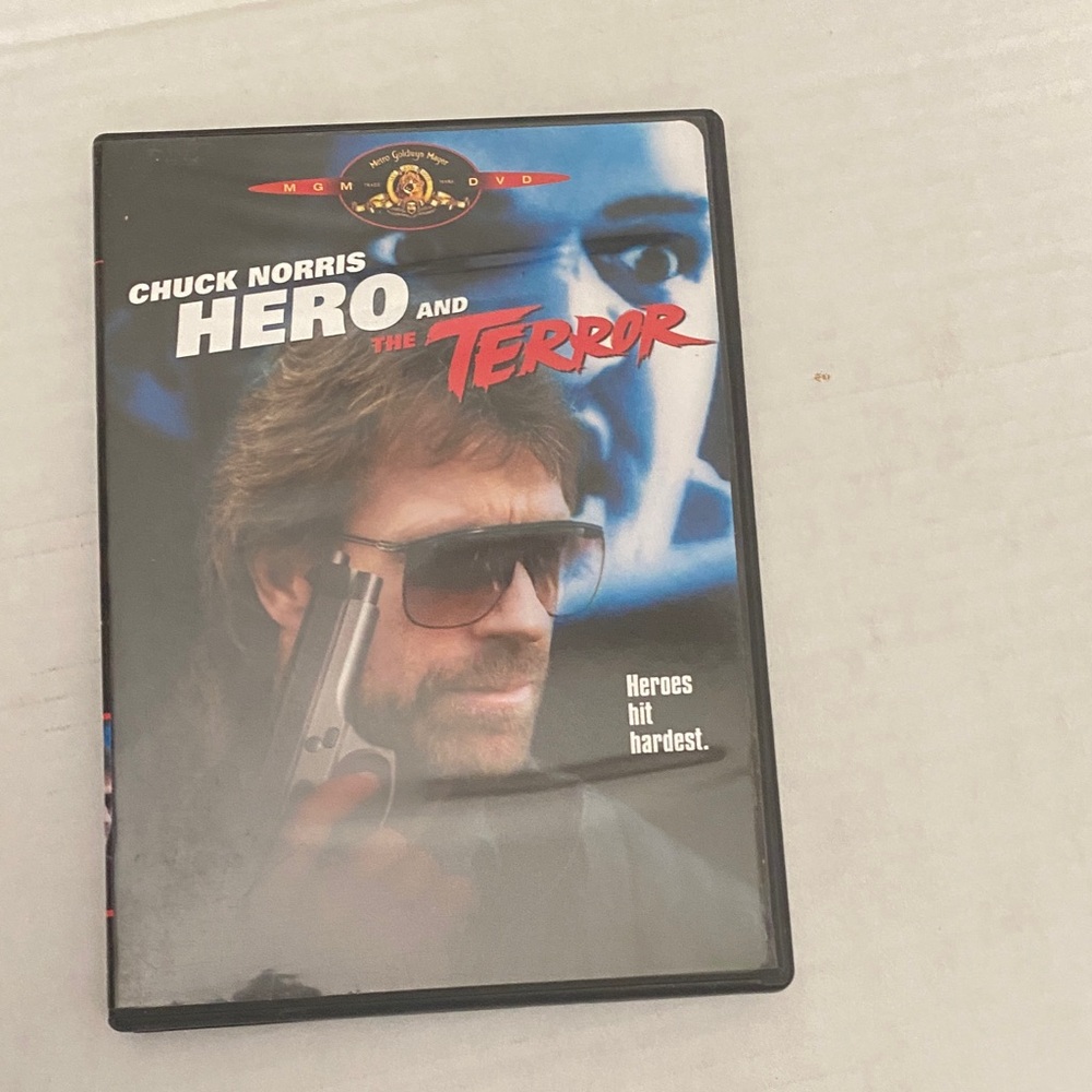 Chuck Norris Hero and the Terror movie used great condition